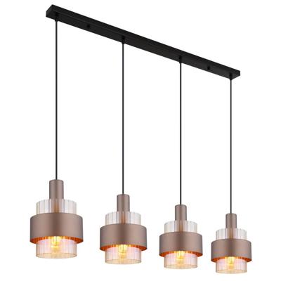 Globo HanglampMilley brons 4-lichts - 15560-4HA