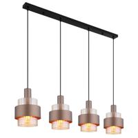 Globo HanglampMilley brons 4-lichts - 15560-4HA