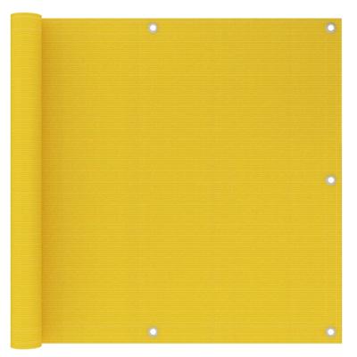 VidaXL Balkonscherm 90x300 cm hdpe geel