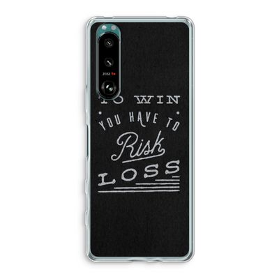 Risk loss: Sony Xperia 5 III Transparant Hoesje