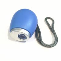 Draagbare digitale projectie alarm klok mini projector LED klok Carry time zaklamp klok met hangende touw (blauw)
