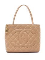 CHANEL Pre-Owned sac à main Medallion (2000-2002) - Tons neutres - thumbnail