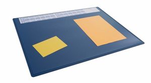 Durable 722307 Bureau onderlegger 4-jaarskalender Donkerblauw, Transparant (b x h) 650 mm x 500 mm