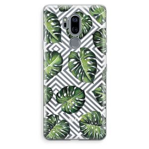 Geometrische jungle: LG G7 Thinq Transparant Hoesje