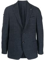 Lardini blazer à simple boutonnage - Bleu