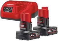 Milwaukee m12nrg-402 kit | 12v / 4,0ah - 4933459211