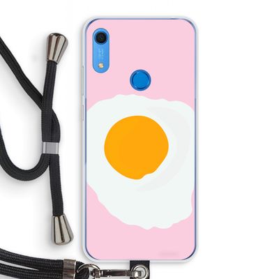 Sunny side up: Huawei Y6s Transparant Hoesje met koord