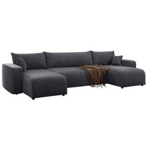NADUVI Collection U-slaapbank Rosco ribstof