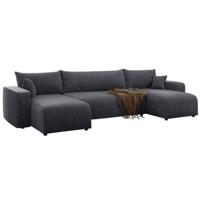 NADUVI Collection U-slaapbank Rosco ribstof