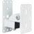 Showgear Compact Wall Bracket White muurbeugel voor installatieluidsprekers