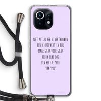 Zelfvertrouwen: Xiaomi Mi 11 Transparant Hoesje met koord