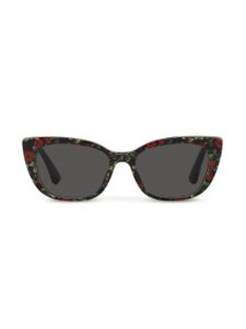 Dolce & Gabbana Kids lunettes de soleil à monture papillon - Noir