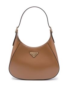 Prada sac porté épaule en cuir - Marron