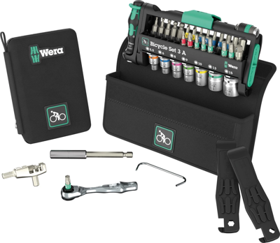 Wera Bicycle Set 3 A - Gereedschapset in etui - 40-delig - 05004188001