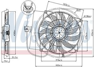 Koelventilator 85637