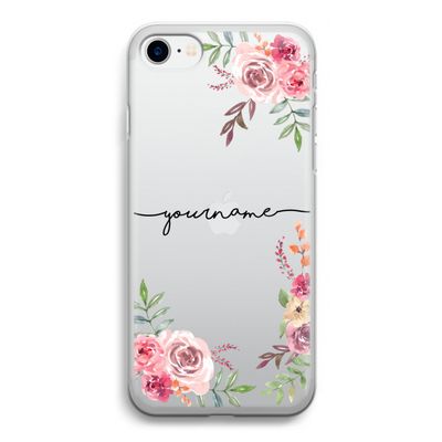 Rozen: iPhone SE 2020 Transparant Hoesje
