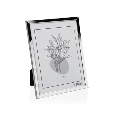 Fotolijstje Versa Zilverkleurig Metaal Minimalist 1 x 18,5 x 13,5 cm