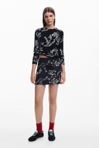 Minirok met letters - BLACK - L