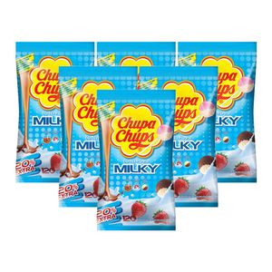 Chupa Chups - Lolly's Milky (Navulzak) - 6x 120 stuks