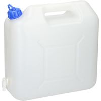 Jerrycan voor water - 5 liter  - Kunststof - met kraantje en dop   -