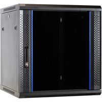 DSI 12U wandkast met glazen deur - DS6612 server rack 600 x 600 x 635mm