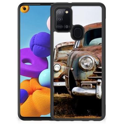 Samsung Galaxy A21s Grip Case Vintage Auto