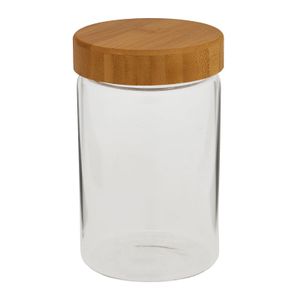 Opbergpot met bamboe deksel - 900 ml