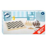 Small Foot houten klassieke spellen 3in1 in kist