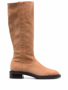 Stuart Weitzman bottes en daim - Marron