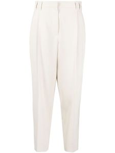 Brunello Cucinelli pantalon de tailleur à taille haute - Tons neutres