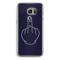 F**k U: Samsung Galaxy S7 Edge Transparant Hoesje