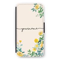 Gele bloemen: iPhone 11 Flip Hoesje