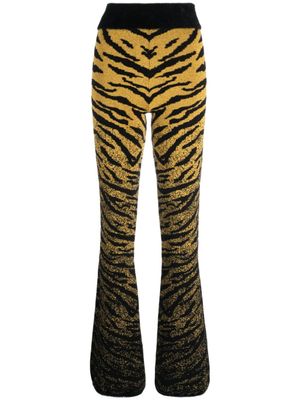 GCDS pantalon à motif zébré en jacquard - Noir