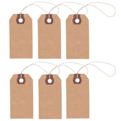 72x Cadeau tags/labels kraftpapier/karton 9 cm