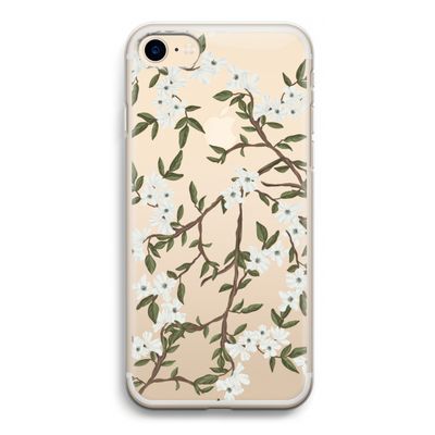 Blossoming spring: iPhone 7 Transparant Hoesje