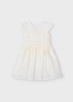 Mayoral Zomer jurk meisjes - natural wit