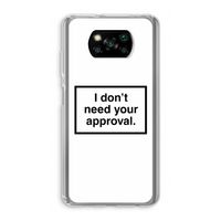 Don't need approval: Xiaomi Poco X3 NFC Transparant Hoesje
