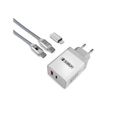 Oplader Subblim SUBCHG-3WPD10 Wit