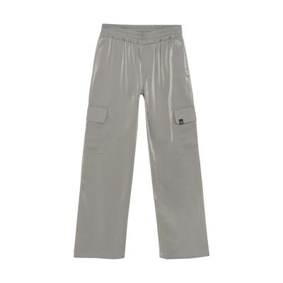 Indian Blue Jeans Winter cargo broek meisjes - grijs - wide leg/shiny