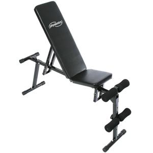 Physionics Verstelbare fitnessbank zwart
