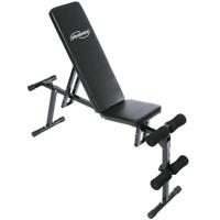 Physionics Verstelbare fitnessbank zwart