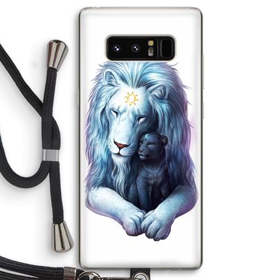 Child Of Light: Samsung Galaxy Note 8 Transparant Hoesje met koord