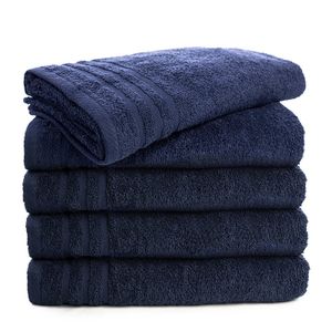 Dekbed Discounter 5-PACK: Badlakens 70 x 140 cm Kleur: Navy