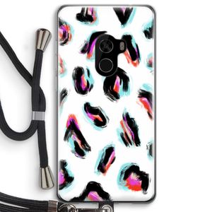 Cheetah color: Xiaomi Mi Mix 2 Transparant Hoesje met koord