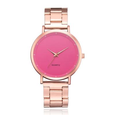 LGT JWLS Luxe Damespolshorloge - Rose Gouden Band en Behuizing, Roze Uurwerk