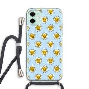 Leeuwenkoppen: iPhone 11 Transparant Hoesje met koord