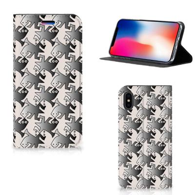Apple iPhone X | Xs | Hoesje maken | Salamander Grey
