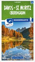 Wandelkaart 36 Davos / St. Moritz / Oberengadin | Kümmerly & Frey