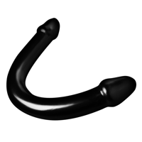 XXL Double Dong - Zwart - thumbnail