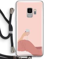 Wine: Samsung Galaxy S9 Transparant Hoesje met koord